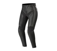 Alpinestars Vika v2 Le signore moto pantaloni in pelle, nero, taglia 48 per donne
