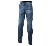 Alpinestars Argon Slim Fit Denim Pantaloni tessili moto, blu, taglia 36