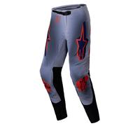 Alpinestars Pantaloni da motocross Supertech Lipan grigio-arancio fluo 36