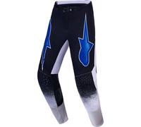 Alpinestars Supertech Hiten AFD Pantaloni da motocross, nero/blu/viola, Taglia 34