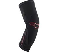 Alpinestars Paragon Plus Protettori per ginocchiere, nero/rosso, Taglia XL