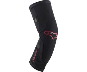 Alpinestars Paragon Plus Protettori per ginocchiere, nero-rosso, taglia XL per maschi