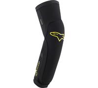 Alpinestars Paragon Plus Protezioni ginocchio/tibia, nero/giallo, Taglia L
