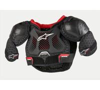 ALPINESTARS - PETTORINA MOTOCROSS BAMBINO BIONIC ACTION KICKSTART - NERO/ROSSO