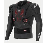 ALPINESTARS - PETTORINA MOTOCROSS BIONIC PRO V3 PLASMA - NERO/ROSSO