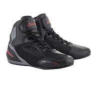 Alpinestars più Veloce 3 Drystar Impermeabile Moto Scarpa Nero Grigio Rosso
