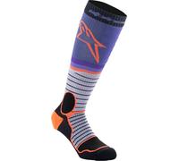 Alpinestars Pro Calze Motocross, nero-porpora, taglia S per maschi