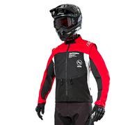 Alpinestars Pro-Dura Giacca da motocross, nero/rosso/bianco, M