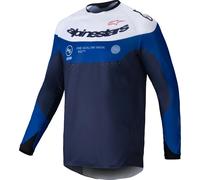 Maglia Cross Alpinestars Pro-Dura Blu Navy/Blu Vivo/BiancoS Blu Navy,Blu Vivo,Bianco
