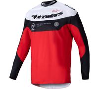 Alpinestars Pro-Dura, maglia M male Nero/Rosso Chiaro/Bianco