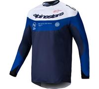 Alpinestars Pro-Dura, maglia S male Blu Scuro/Azzurro/Bianco