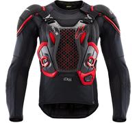 Alpinestars Tech-Air Off-Road Maglietta di protezione dell'airbag, nero-rosso, taglia L per maschi