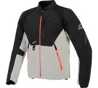 Alpinestars Provoke Giacca tessile da motocicletta, nero-grigio, taglia 2XL per maschi