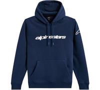 Alpinestars Race Wordmark Cappuccio con cappuccio, blu/bianco, Taglia 2XL