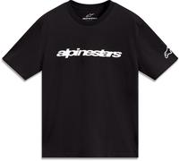 Alpinestars Race Wordmark SS CSF Maglietta, Bianco/nero, Taglia L