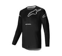 Alpinestars Racer Graphite Maglia Nera Jersey XL Cotone