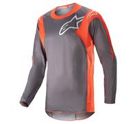 alpinestars Racer Hoen Maglia MX uomo grigio, taglia S