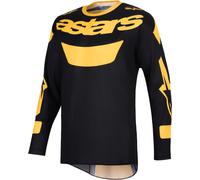 Alpinestars Racer Riway Maglia da motocross, nero-giallo, taglia M per maschi