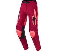 Pantaloni da motocross Alpinestars Racer Riway rosso scuro-corallo 34