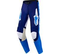 Pantaloni da motocross Alpinestars Racer Riway blu-azzurro-bianco 34