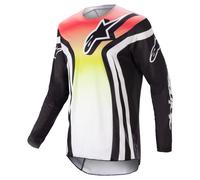 alpinestars Racer Semi Maglia MX uomo nero, taglia XL