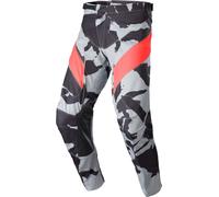 Alpinestars Racer Tactical 2023 Pantaloni Motocross, grigio/rosso, Taglia 28