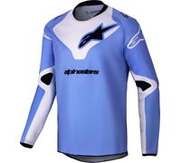 Alpinestars Racer Veil, maglia giovanile XL male Lilla/Bianco/Nero