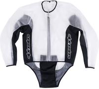 Alpinestars Racing, giacca antipioggia M male Trasparente/Nero