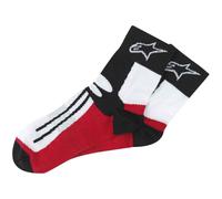 Alpinestars Racing Road, calzini Corto L/XXL male Nero/Rosso