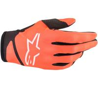 Alpinestars Radar 22 Guanti motocross, nero-arancione, taglia S per maschi