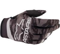 Alpinestars Radar Guanti Motocross Giovani, nero/grigio, Taglia S