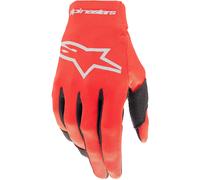 Alpinestars Radar, guanti XL male Rosso/Nero/Argento