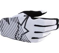 Alpinestars Radar Pro Guanti da motocross, bianco, taglia L per maschi