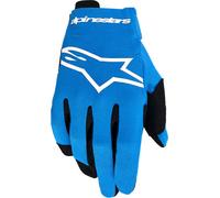 Guanti da motocross Alpinestars Radar Youth Kids Blu-Bianco M
