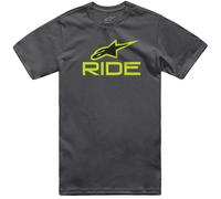 §T-Shirt Alpinestars Ride 4.0 CSF Carbone-Lime-Nero§