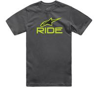 §T-Shirt Alpinestars Ride 4.0 CSF Carbone-Lime-Nero§