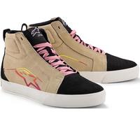 Alpinestars Ride-63 Canvas Scarpe da motociclismo, beige/nero, Taglia 10