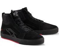 Alpinestars Ride-63 Scarpe da motociclismo, nero/rosso, Taglia 10,5