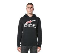 Alpinestars Ride V3, felpa con cappuccio XL male Nero/Bianco/Rosso