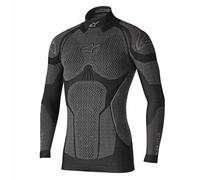 Alpinestars Ride Tech Motocicletta Moto Invernale Manica Lunga Nero e Grigio