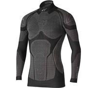 Alpinestars Ride Tech, inverno a maniche lunghe camicia funziona XL/XXL male Nero/Grigio
