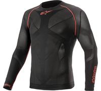 Alpinestars Ride Tech V2 Camicia funzionale Longsleeve, nero/rosso, Taglia M/L
