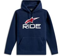 Alpinestars Ride V3, felpa con cappuccio M male Blu Scuro/Bianco/Rosso