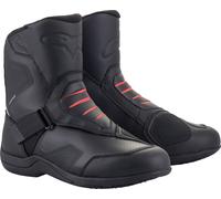 Alpinestars Ridge V2 Stivali motociclistici impermeabili, nero-rosso, taglia 41 per maschi