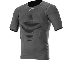 Alpinestars Roost Base Layer Top, camicia protettiva XXL/3XL male Grigio Scuro/Nero