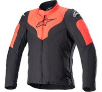 Alpinestars RX-3 Giacca tessile impermeabile per moto, nero/rosso, Taglia S