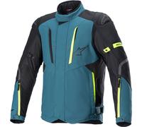 Alpinestars RX-5 Drystar Giacca tessile moto, nero-blu, taglia L per maschi