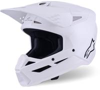 Alpinestars S-M3 Casco da motocross, bianco, taglia S per maschi