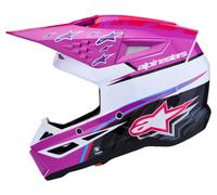 Casco S-M3 FALCON Rosa Bianco ALPINESTARS - UE: M