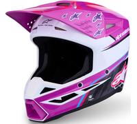 Casco Ragazzo S-M3 YOUTH FALCON Rosa Bianco ALPINESTARS - UE: S